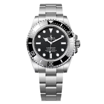 Rolex Submariner 124060 Men's 41mm Stainless Steel Automatic Dive Watch – Black Dial & Ceramic Bezel
