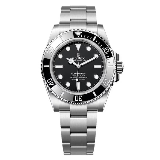 Rolex Submariner 124060 Men's 41mm Stainless Steel Automatic Dive Watch – Black Dial & Ceramic Bezel