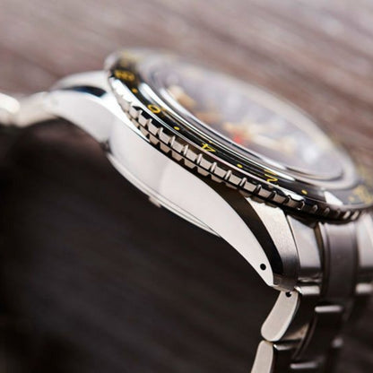 Grand Seiko Sport SBGE215 Black Dial Titanium GMT Automatic Watch 44mm