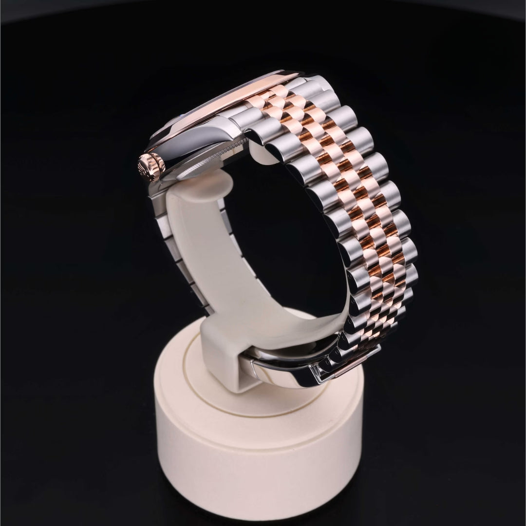 Rolex Datejust 41mm Chocolate Dial Jubilee Bracelet Two-Tone Watch 126301-0002