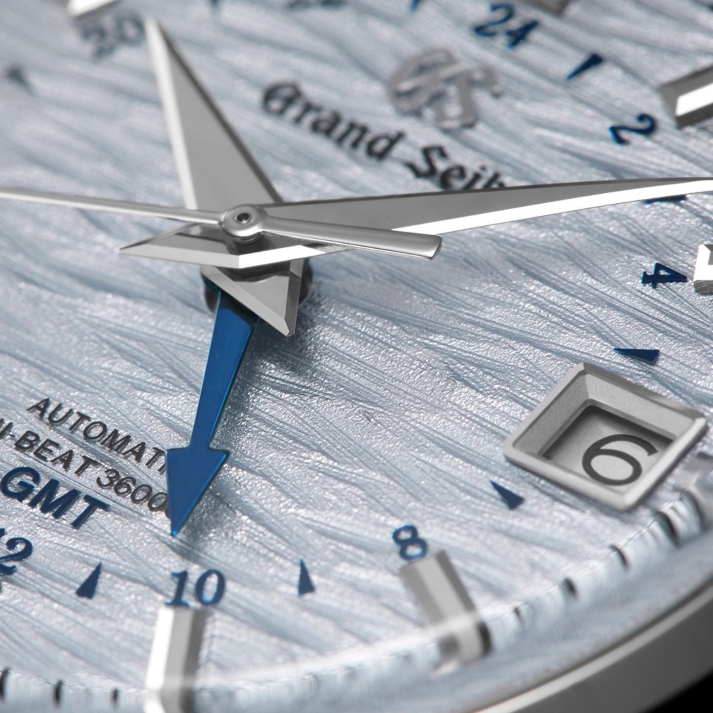 Grand Seiko Elegance 39mm Blue Dial Stainless Steel GMT Automatic Watch SBGJ249G