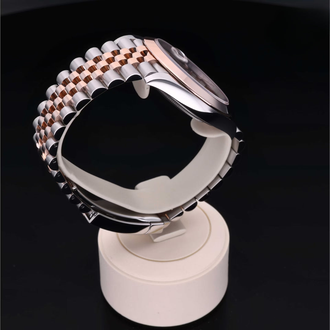 Rolex Datejust 41mm Chocolate Dial Jubilee Bracelet Two-Tone Watch 126301-0002