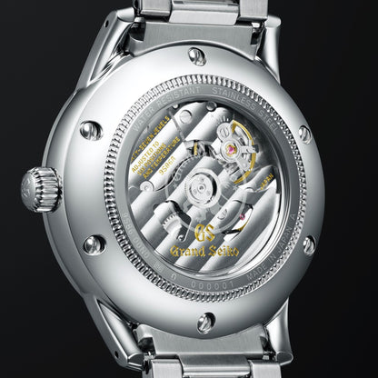 Grand Seiko Elegance 39mm Blue Dial Stainless Steel GMT Automatic Watch SBGJ249G