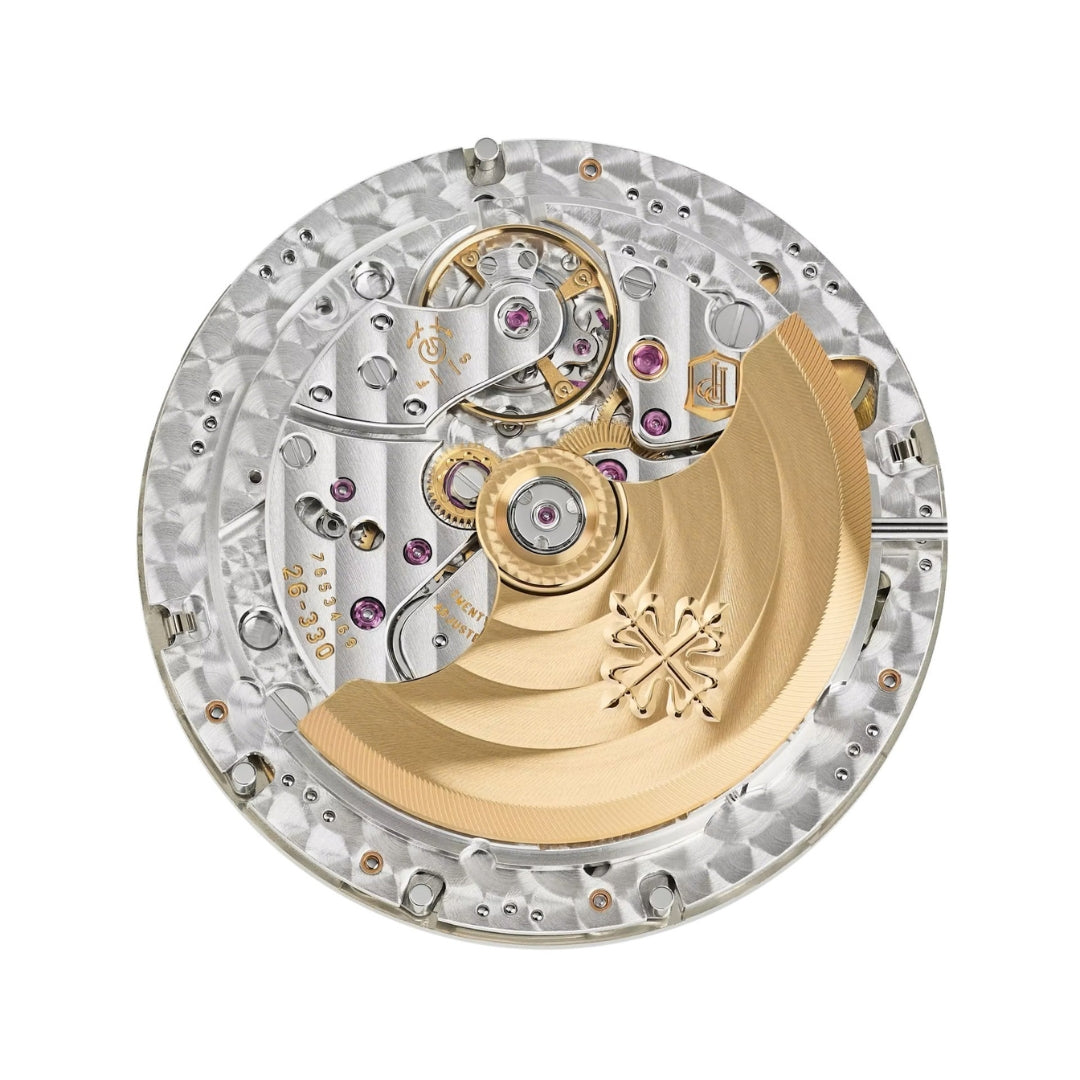 Patek Philippe Grand Complications 40mm Rose-Gilt Dial 18kt White Gold & Chocolate Brown Leather Watch 5320G-011