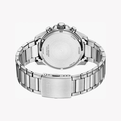 Citizen Chronograph Quartz Blue Dial Men’s Watch AN3690-56L – 43mm Stainless Steel Case & Bracelet, Date Display, 100M Water Resistance, Casual Chronograph | Luxero Exclusive