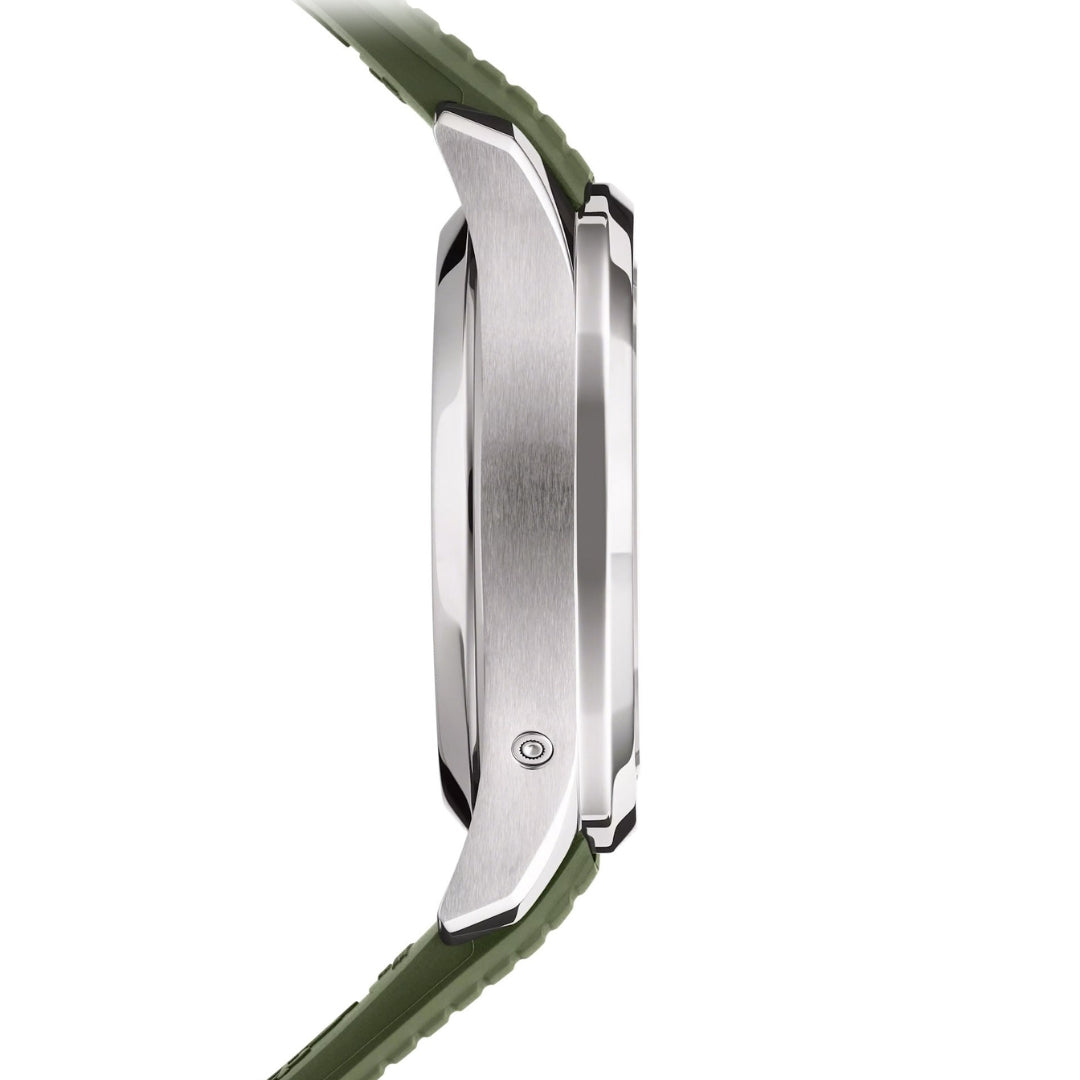 Patek Philippe Aquanaut 42.2mm Green Dial White Gold Chronograph Rubber Strap Watch 5968G-010