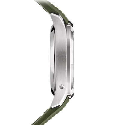 Patek Philippe Aquanaut 42.2mm Green Dial White Gold Chronograph Rubber Strap Watch 5968G-010