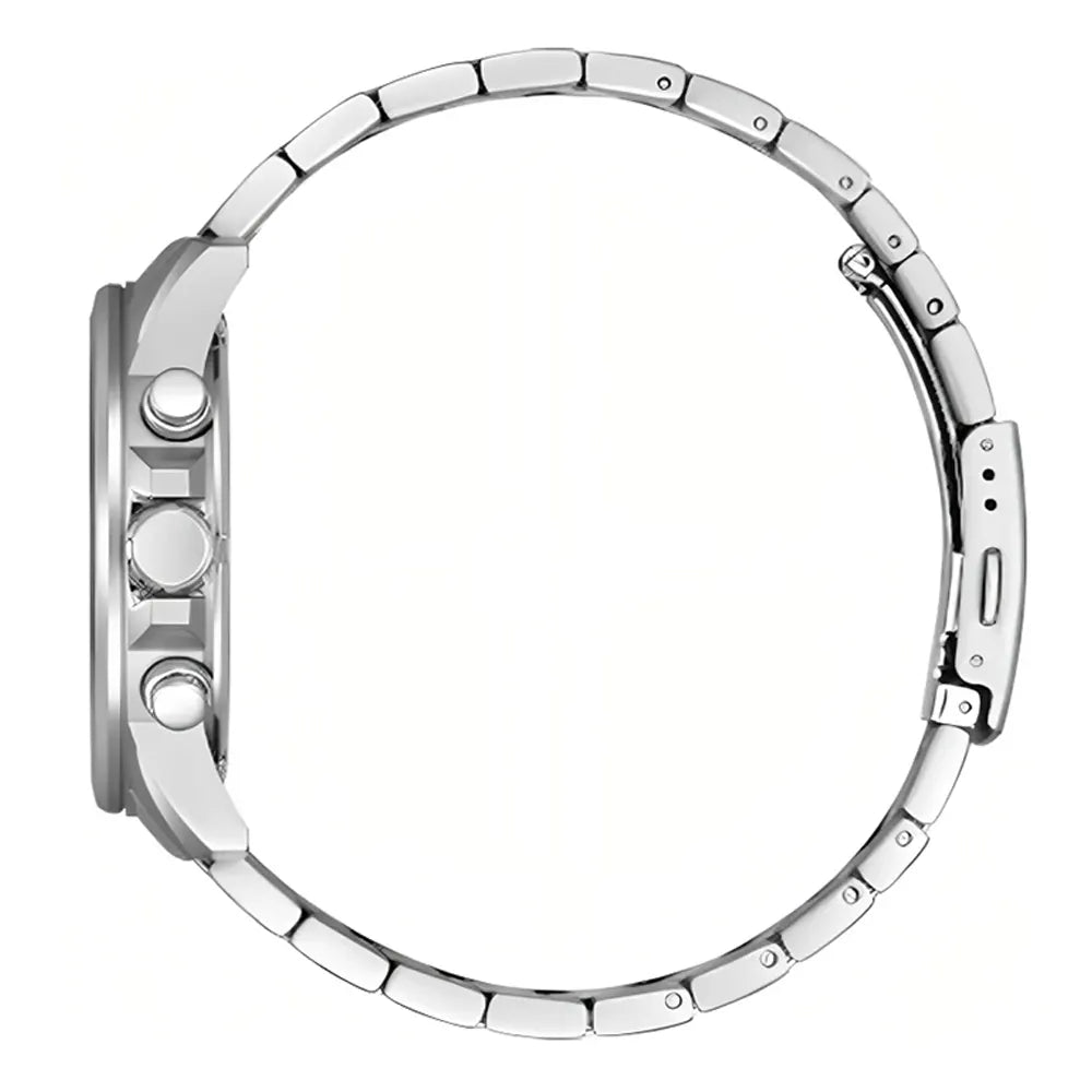 Citizen Chronograph Quartz Black Dial Men’s Watch AN3690-56E – 44mm Stainless Steel Case & Bracelet, Date Display, 100M Water Resistance, Sport Chronograph | Luxero Exclusive