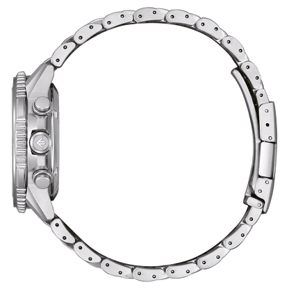 Citizen Promaster Navihawk CA4660-61A – Men's Eco-Drive Chronograph Stainless Steel Watch with Sapphire Crystal & 200M Water Resistance