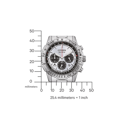 Citizen Promaster Navihawk CA4660-61A – Men's Eco-Drive Chronograph Stainless Steel Watch with Sapphire Crystal & 200M Water Resistance