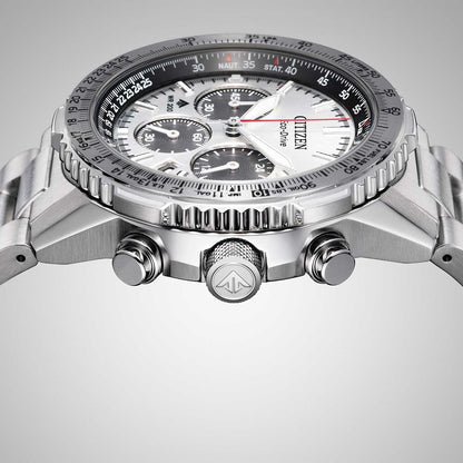 Citizen Promaster Navihawk CA4660-61A – Men's Eco-Drive Chronograph Stainless Steel Watch with Sapphire Crystal & 200M Water Resistance