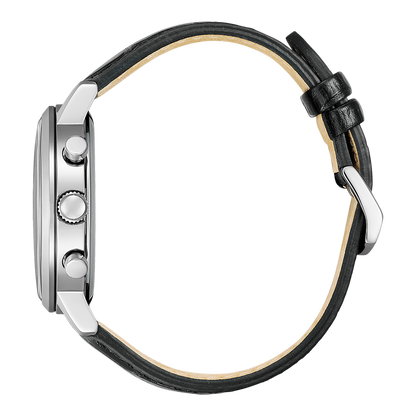 Citizen CA7069-24X Core Collection Chronograph Men’s Watch – 42mm Stainless Steel Case, Green Dial, Black Leather Strap, Caliber B642 Quartz, 50M Water Resistant