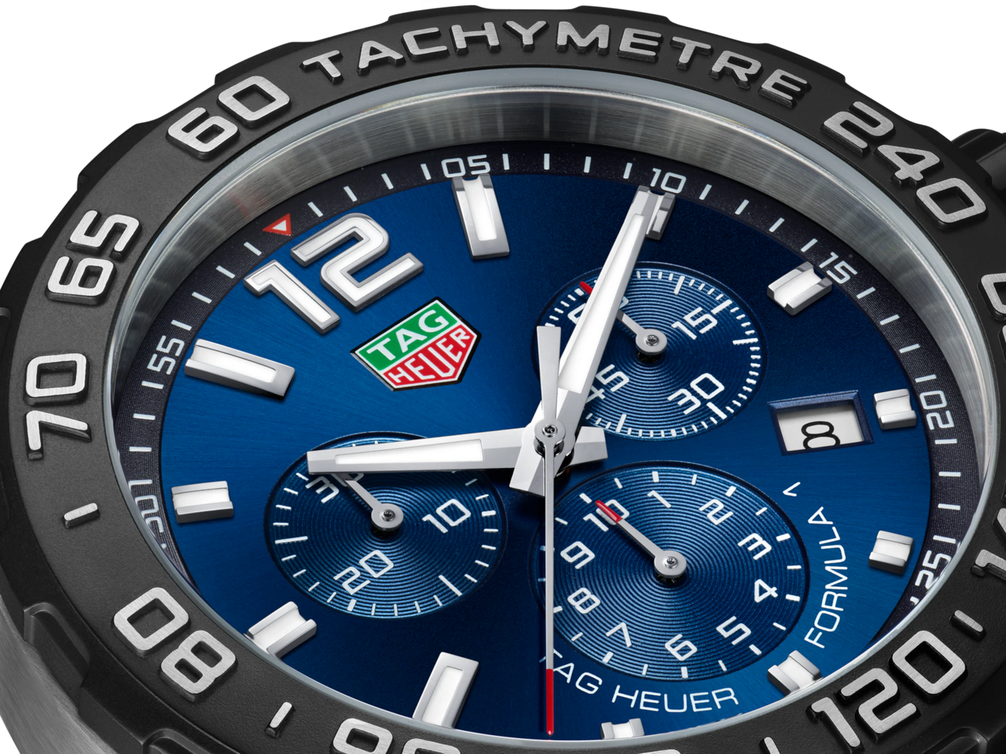 Tag Heuer Formula 1 CAZ101AV.BA0842 Men's 43mm Quartz Chronograph Watch – Blue Dial, Stainless Steel Bracelet, 200M Water Resistance