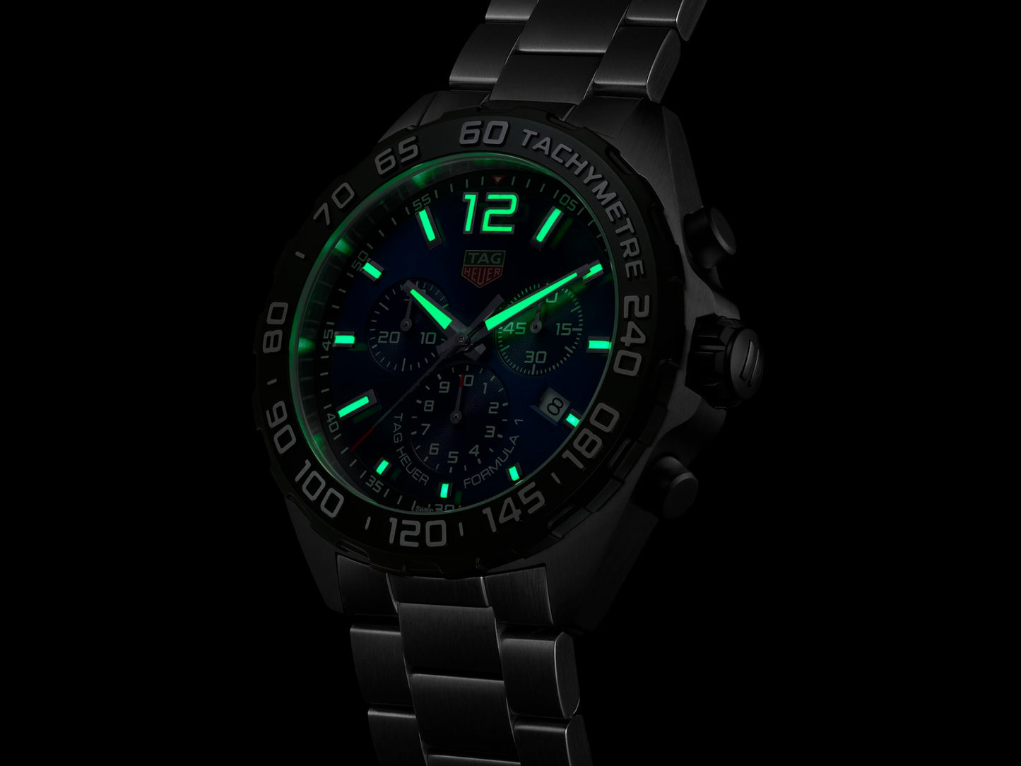 Tag Heuer Formula 1 CAZ101AV.BA0842 Men's 43mm Quartz Chronograph Watch – Blue Dial, Stainless Steel Bracelet, 200M Water Resistance