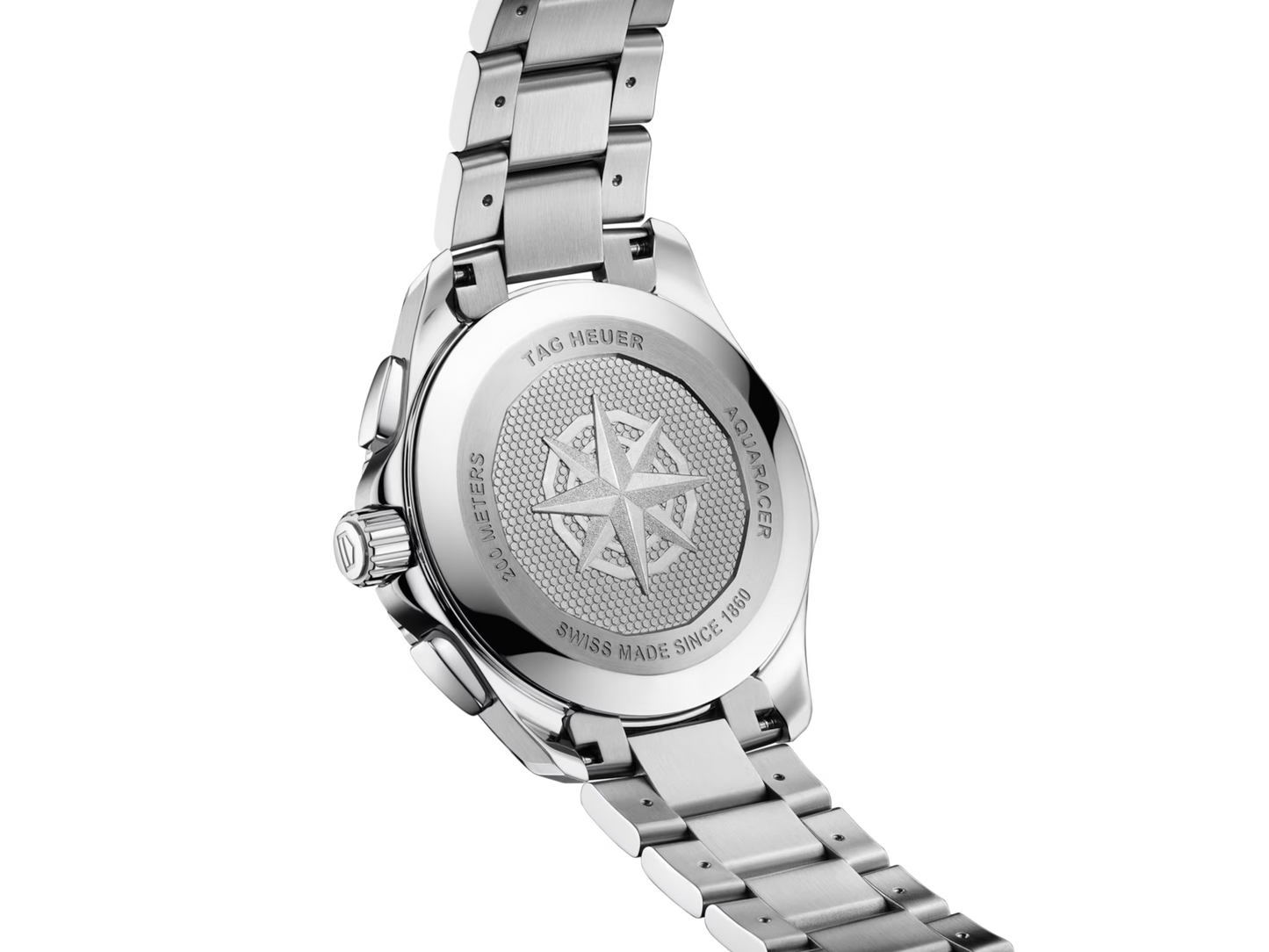 Tag Heuer Aquaracer CBP1113.BA0627 Men’s Chronograph 40mm Blue Dial Quartz Watch – Stainless Steel Bracelet, 200M Water Resistant