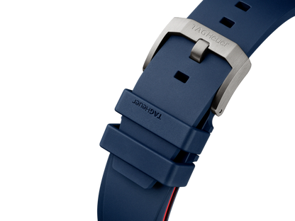 Tag Heuer Formula 1 CBZ2080.FT8091 Red Bull Racing Men's 44mm Automatic Chronograph – Titanium Case, Blue Rubber Strap, 200M