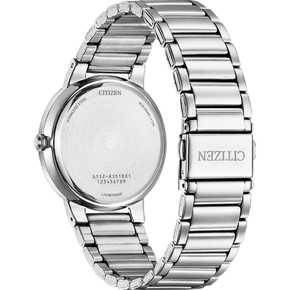 Citizen Quartz Green Dial Men’s Watch BI5120-51X – 40mm Stainless Steel Case & Bracelet, Date Display at 6 o’clock, 50M Water Resistance, Sport Style | Luxero Exclusive