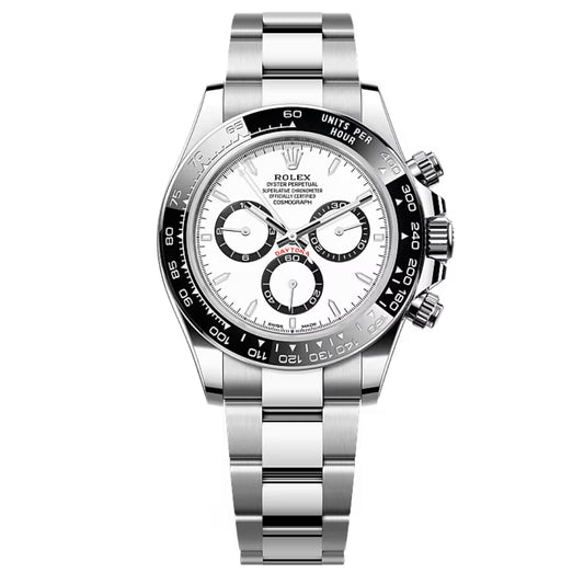 Rolex Daytona 126500LN White Dial 40mm Men’s Chronograph Watch – Cerachrom Bezel Luxury Racing Timepiece