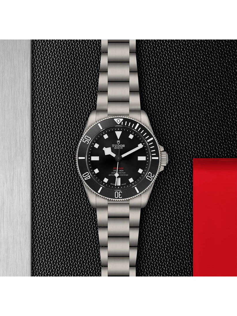 Tudor Pelagos 39mm Black Dial Titanium Automatic COSC Men’s Dive Watch 25407N-0001 | Luxero