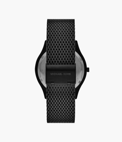 Michael Kors Runway Quartz Black Dial Men's Watch & Card Case Gift Set MK1085SET – Luxero Exclusive