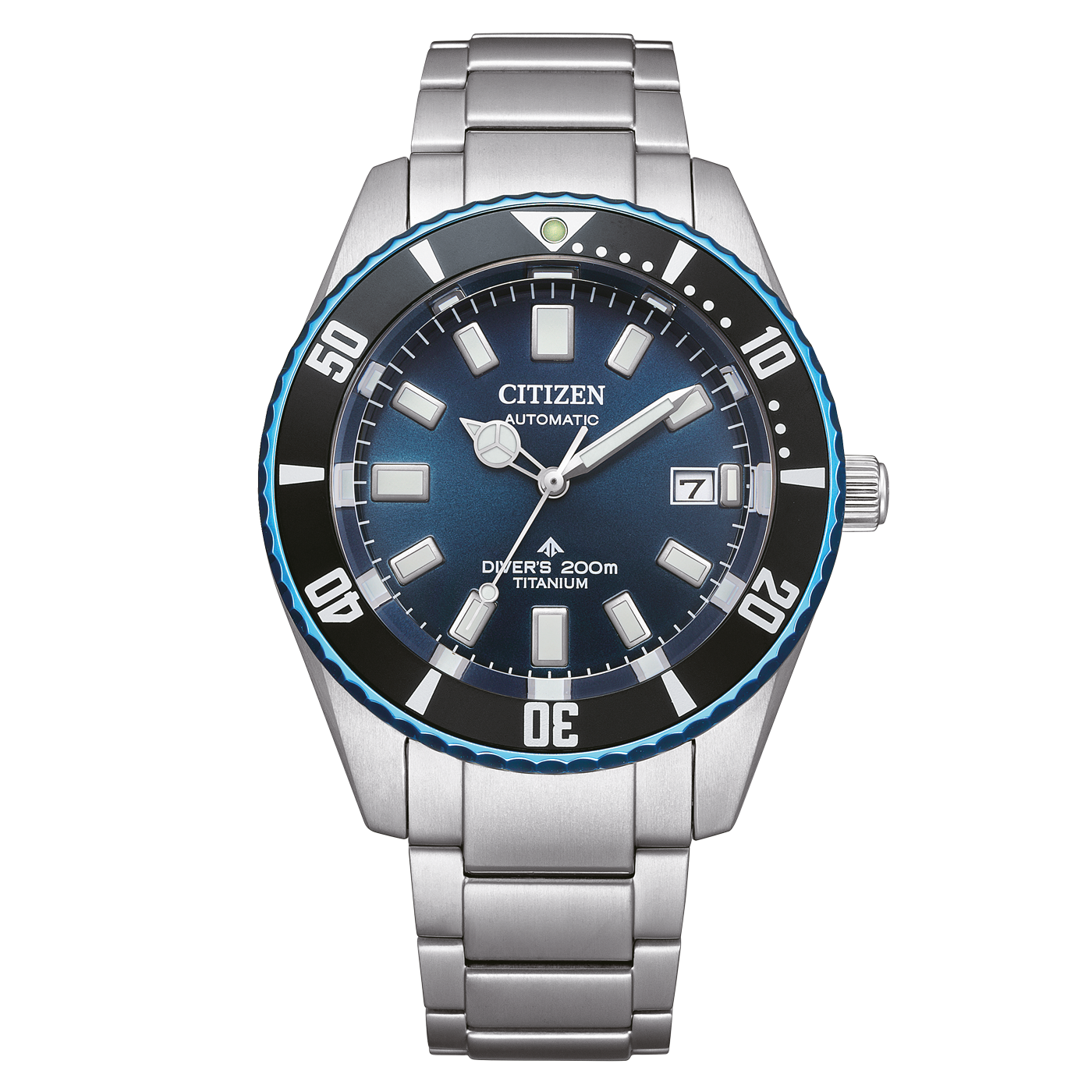 Citizen Promaster Marine NB6026-56L – Men's Automatic Dive Watch with Blue Dial, Super Titanium Case & 200M Water Resistance