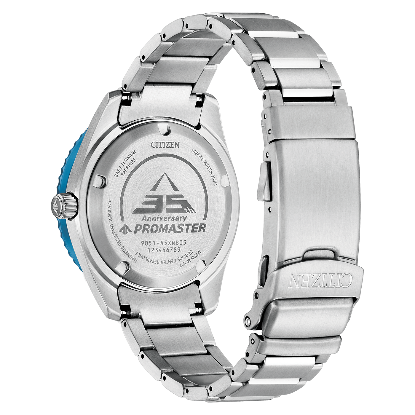 Citizen Promaster Marine NB6026-56L – Men's Automatic Dive Watch with Blue Dial, Super Titanium Case & 200M Water Resistance