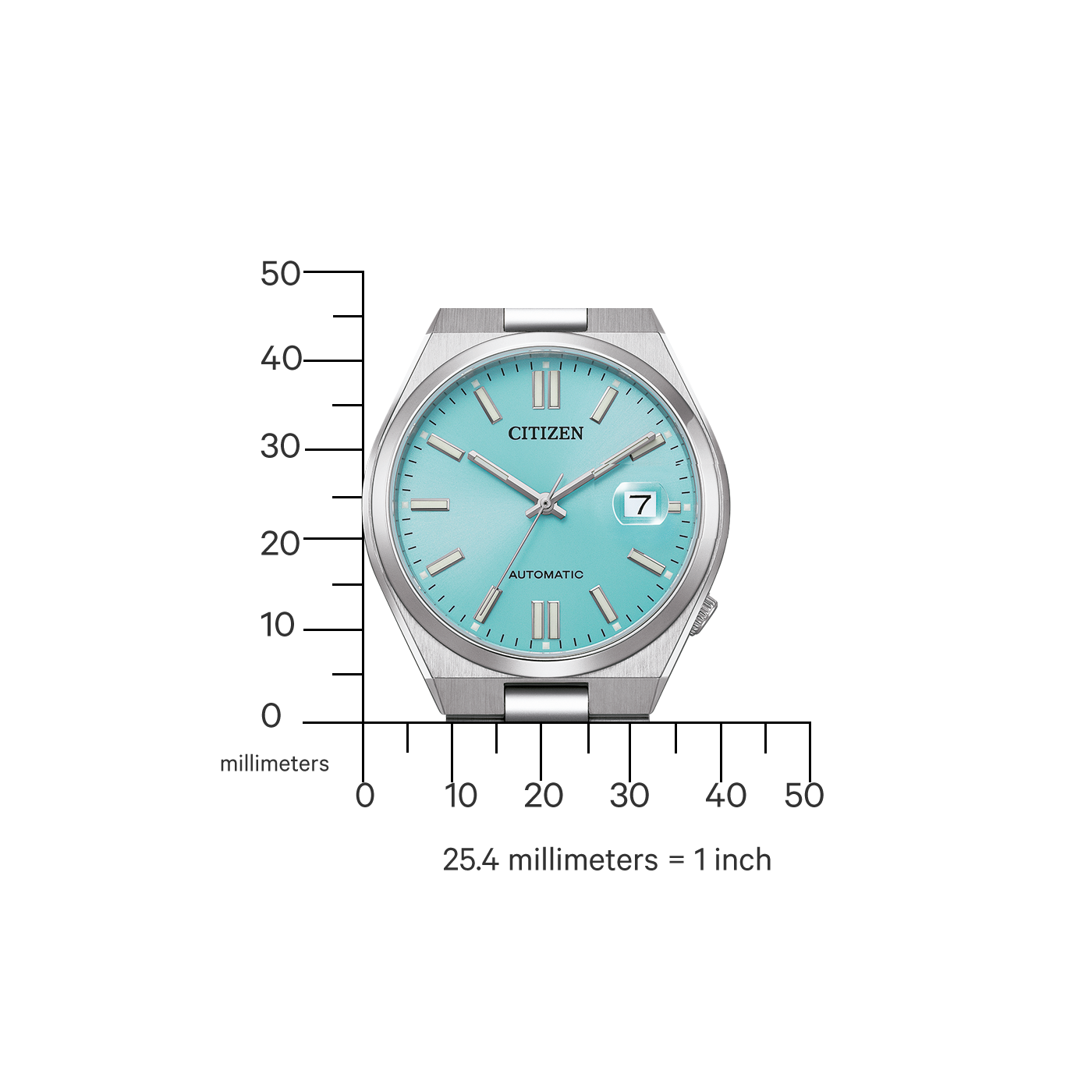 Citizen NJ0151-88M — Tsuyosa Automatic Ice Blue Dial Unisex Watch