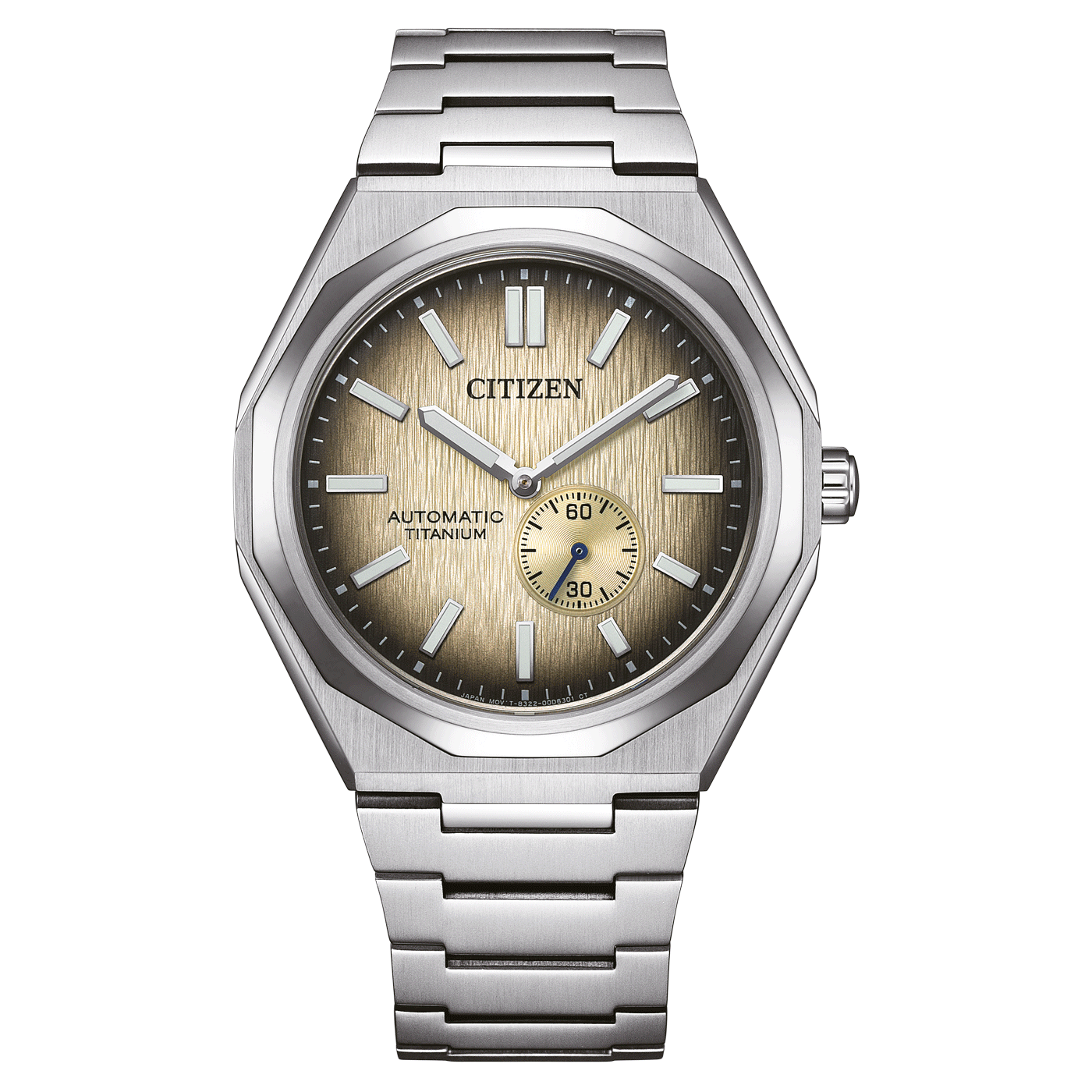 Citizen Zenshin 60 NK5020-58P – Men's Automatic Copper Dial Watch with Super Titanium Case & 60-Hour Power Reserve