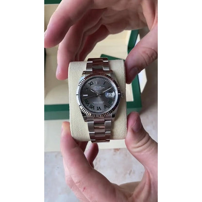 Rolex Datejust 126334 Slate Dial 41mm Men’s Automatic Watch – White Gold Fluted Bezel & Jubilee Bracelet