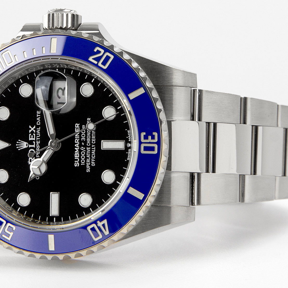 Rolex Submariner Date 41mm 18kt White Gold “Smurf” Blue Bezel Black Dial Men’s Automatic Watch 126619LB