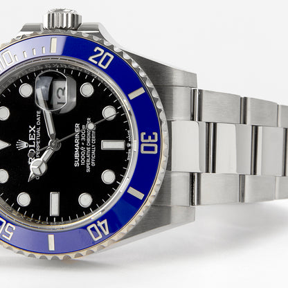 Rolex Submariner Date 41mm 18kt White Gold “Smurf” Blue Bezel Black Dial Men’s Automatic Watch 126619LB
