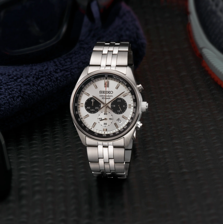 アナログ時計 SEIKO | Chronograph Quartz White Dial Men's Watch SSB425P1 SEIKO SSB425P1 White Quartz Analog Multicolor Dial Sports