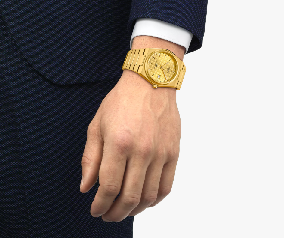 Tissot PRX Powermatic 80 Automatic Champagne Dial Men's Watch T1374073302100