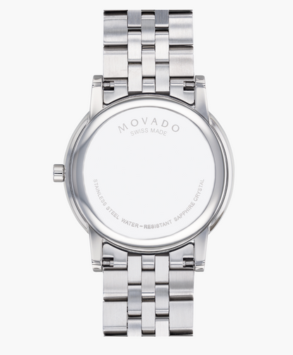 Movado Classic Museum Quartz Black Dial Unisex Watch 2100014