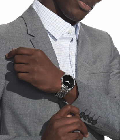 Movado Classic Museum Quartz Black Dial Unisex Watch 2100014