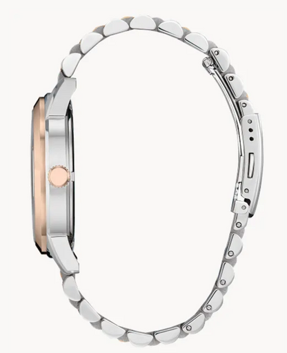 Citizen Rolan Eco-Drive Brown Dial Two-Tone Men’s Watch | Luxero