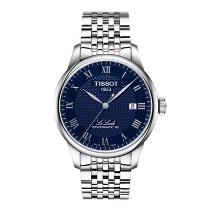 Tissot Le Locle Powermatic 80 Blue Dial Stainless Steel Automatic Men's Watch T006.407.11.043.00