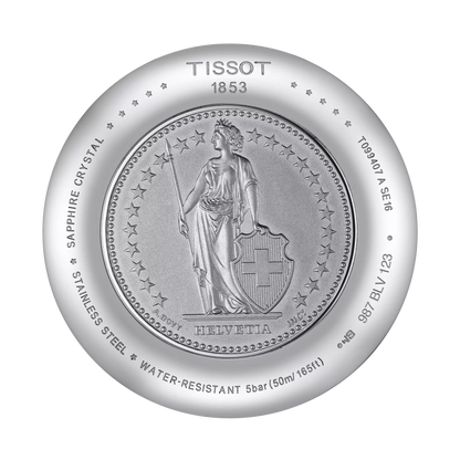 Tissot Chemin des Tourelles Silver Dial Two-Tone Rose Gold Automatic Watch T099.407.22.038.01