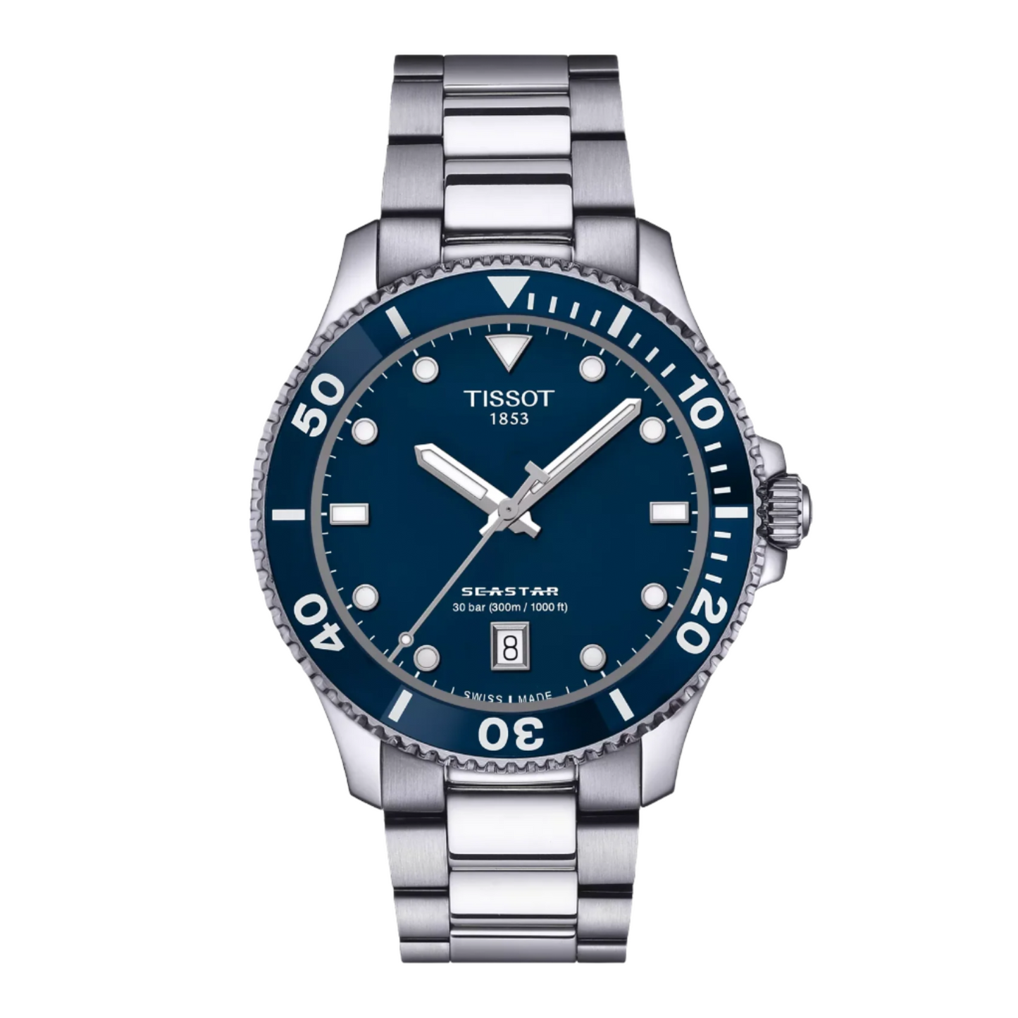 Tissot Seastar 1000 Quartz Dive Watch with Blue Dial & Blue Bezel T120.410.11.041.00
