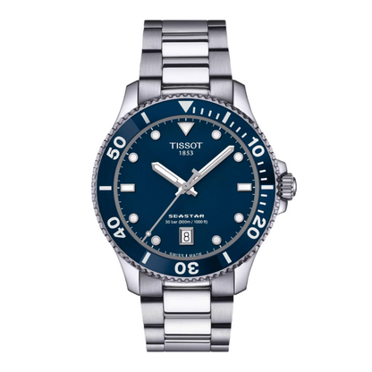 Tissot Seastar 1000 Quartz Dive Watch with Blue Dial & Blue Bezel T120.410.11.041.00