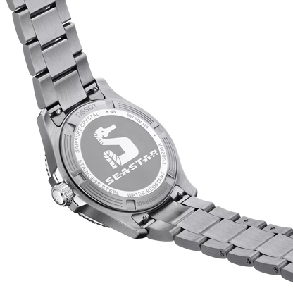 Tissot Seastar 1000 40mm Black Dial Stainless Steel Quartz Dive Watch T120.410.11.051.00
