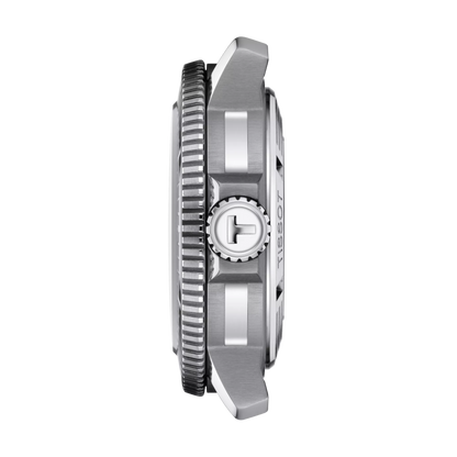 Tissot Seastar 600 Automatic Dive Watch with Blue Gradient Dial & Black Ceramic Bezel T120.607.11.041.00