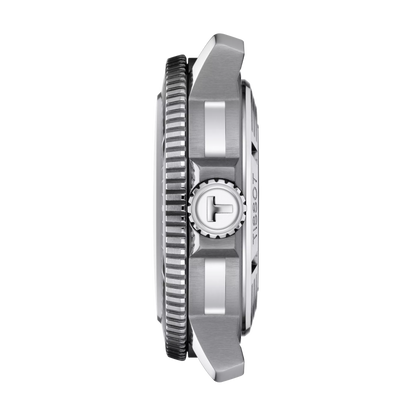 Tissot Seastar 2000 Powermatic 80 Dive Watch with Blue Gradient Dial & Steel Bracelet T120.607.11.041.01