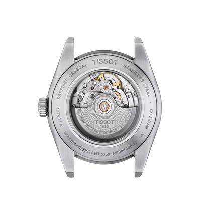 Tissot Gentleman Powermatic 80 Black Dial Brown Leather Automatic Watch T127.407.16.051.01