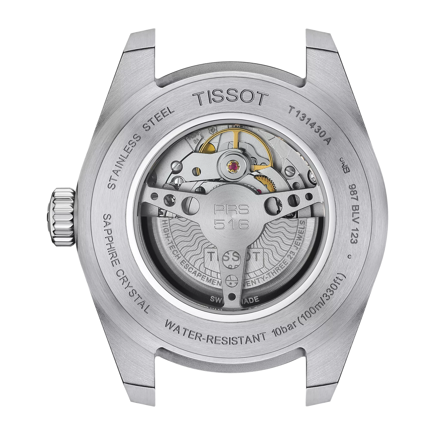 Tissot PRS 516 Blue Dial Automatic Sport Watch with Day-Date Display T131.430.11.042.00