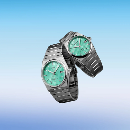 Tissot T-Classic 40mm Green Dial Automatic Watch with Stainless Steel Bracelet T137.407.11.091.01