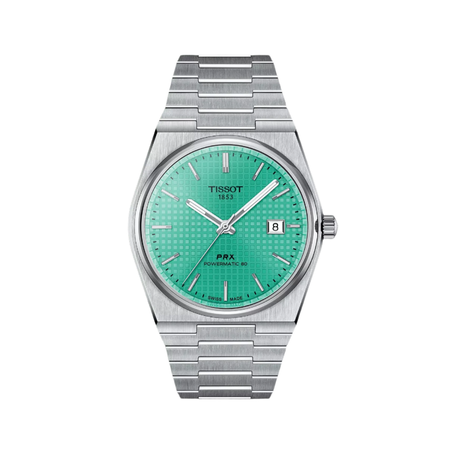 Tissot T-Classic 40mm Green Dial Automatic Watch with Stainless Steel Bracelet T137.407.11.091.01