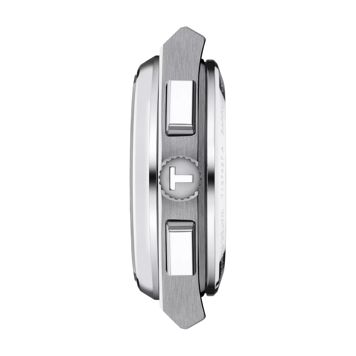 Tissot PRX Chronograph White Dial Rose Gold Accents Stainless Steel Men's Watch T137.427.11.011.00