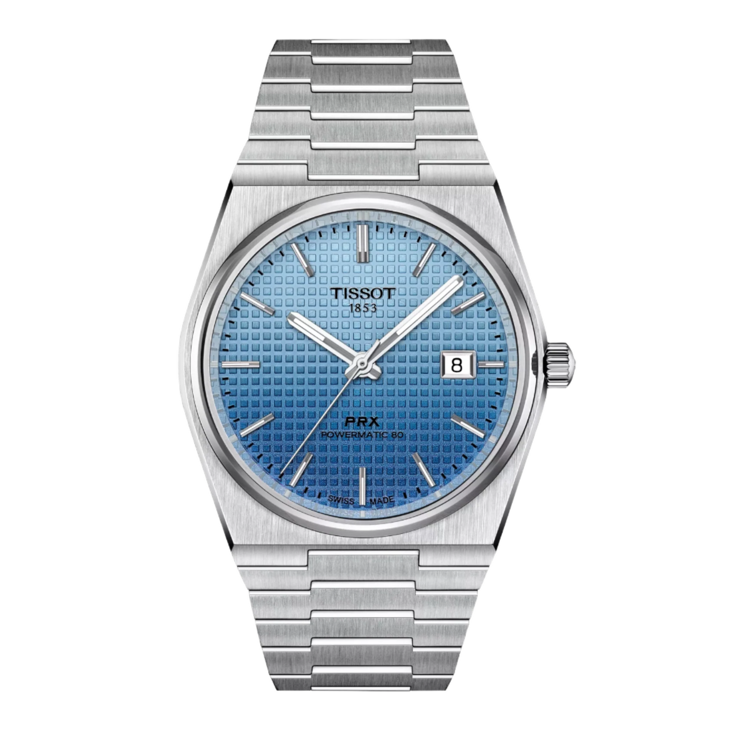 Tissot PRX Powermatic 80 Automatic Watch with Blue Dial & Steel Bracelet T137.407.11.351.01