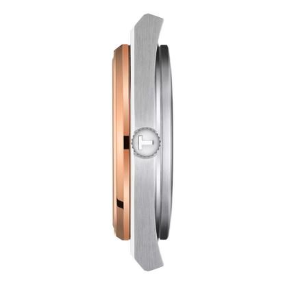 Tissot PRX Powermatic 80 Silver Dial Two-Tone Rose Gold Stainless Steel Men's Watch T137.407.21.031.00